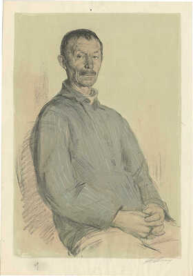 Лянглебен Моисей Вольфович. Мужской портрет